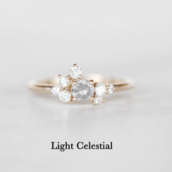 Baby Orion Stackable Ring - Pick Your Diamond Tone + 14k Gold - Made to Order - Midwinter Co. Alternative Bridal Rings and Modern Fine Jewelry