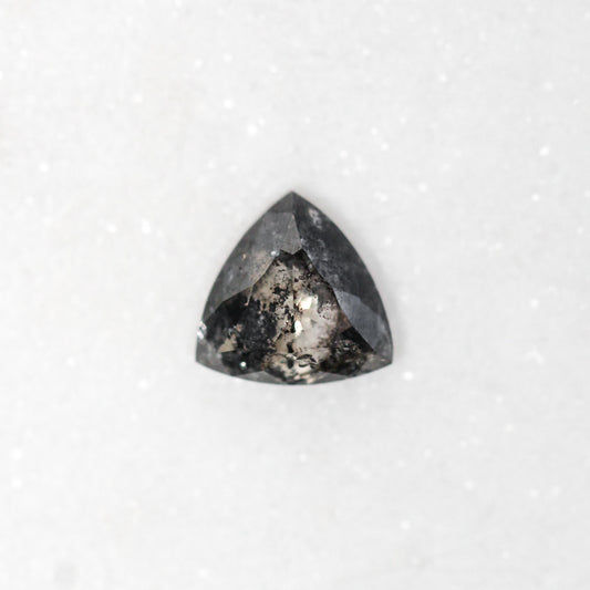 1.51 Carat Rose or Brilliant Cut Trillion Dark Celestial Diamond for Custom Work - Inventory Code DCTD151 - Midwinter Co. Alternative Bridal Rings and Modern Fine Jewelry
