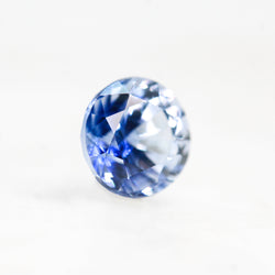1.56 Carat Clear Blue Round Sapphire for Custom Work - Inventory Code BRS156 - Midwinter Co. Alternative Bridal Rings and Modern Fine Jewelry
