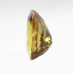 3.05 Carat Bi-Color Blue and Golden Yellow Oval Sapphire for Custom Work - Inventory Code YBOS305 - Midwinter Co. Alternative Bridal Rings and Modern Fine Jewelry