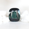 2.37 Carat Cushion Emerald Cut Teal Blue Sapphire for Custom Work - Inventory Code CBSAP237 - Midwinter Co. Alternative Bridal Rings and Modern Fine Jewelry