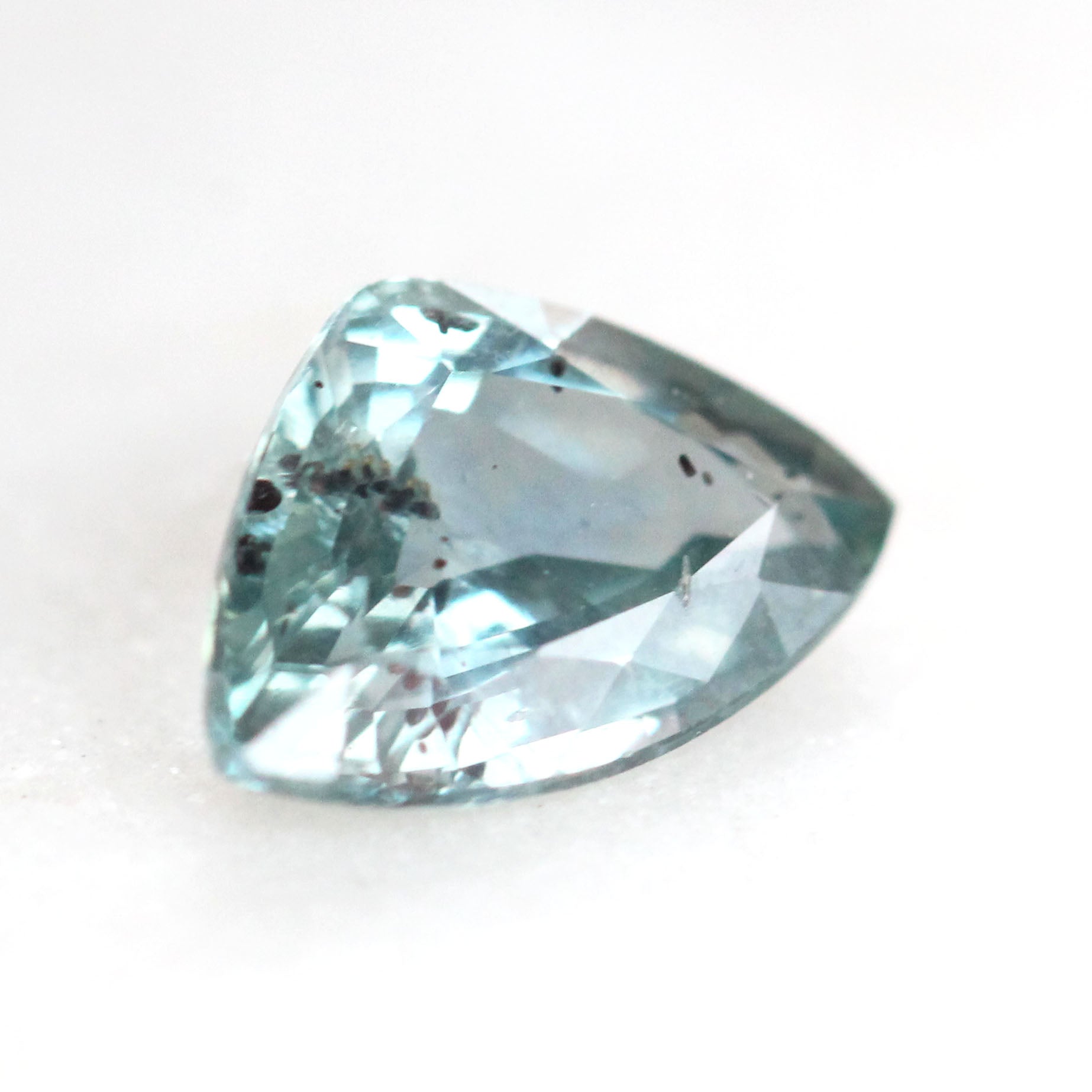 1.08 Carat Trillion Color Change Aqua Sapphire for Custom Work - Inventory Code TAS108 - Midwinter Co. Alternative Bridal Rings and Modern Fine Jewelry