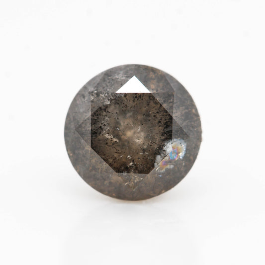 1.49 Carat Round Charcoal Celestial Diamond for Custom Work - Inventory Code DSR149 - Midwinter Co. Alternative Bridal Rings and Modern Fine Jewelry