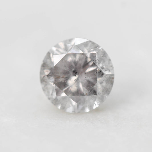 0.83 Carat Round Pale Gray Celestial Diamond for Custom Work - Inventory Code SCR083 - Midwinter Co. Alternative Bridal Rings and Modern Fine Jewelry