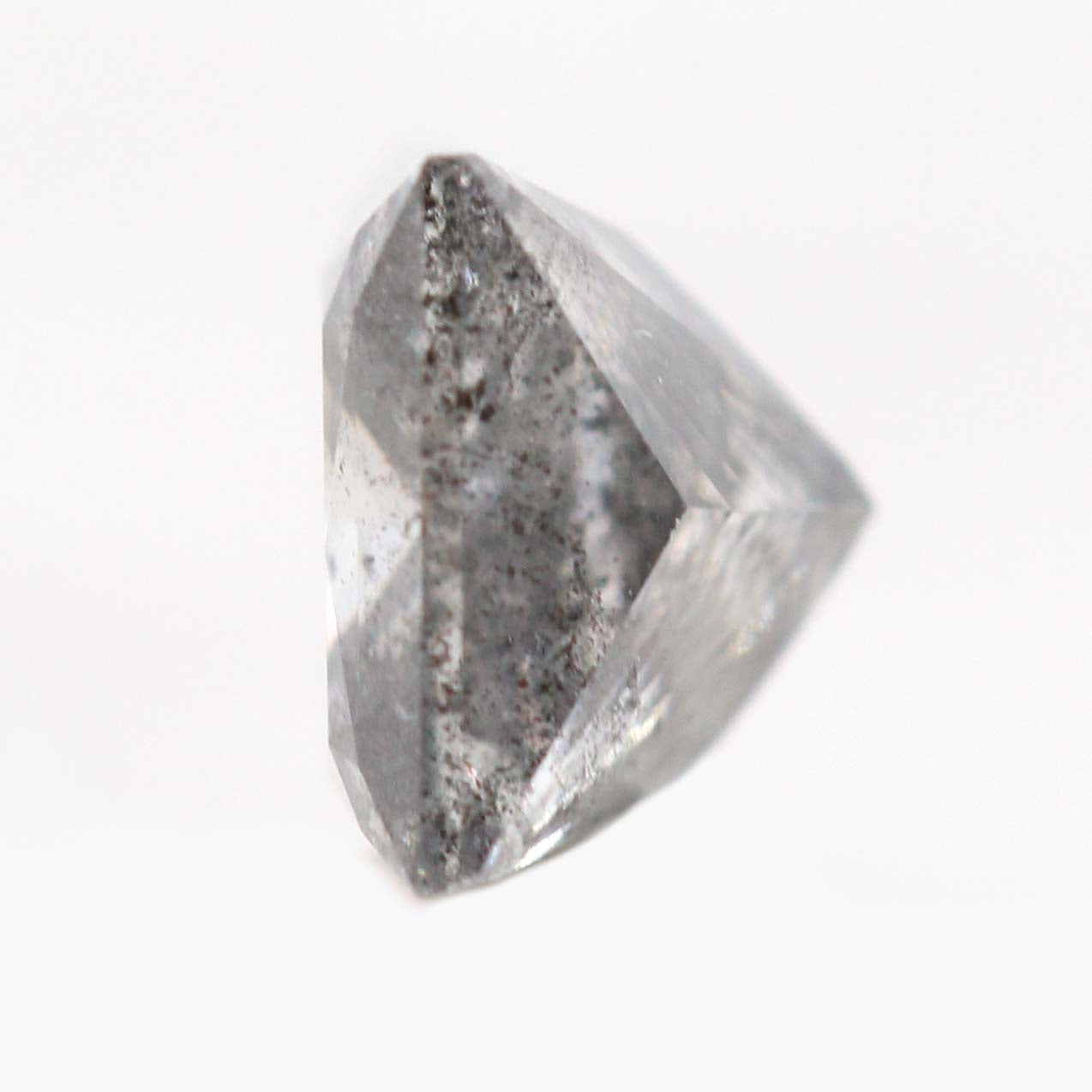 1.12 Carat Dark Gray Princess Cut Celestial Diamond for Custom Work - Inventory Code DSPC112 - Midwinter Co. Alternative Bridal Rings and Modern Fine Jewelry