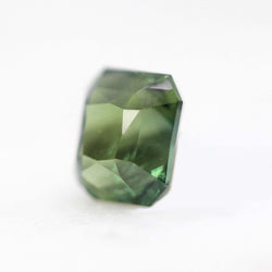1.53 Carat Green Asscher Sapphire for Custom Work - Inventory Code GASAP153 - Midwinter Co. Alternative Bridal Rings and Modern Fine Jewelry