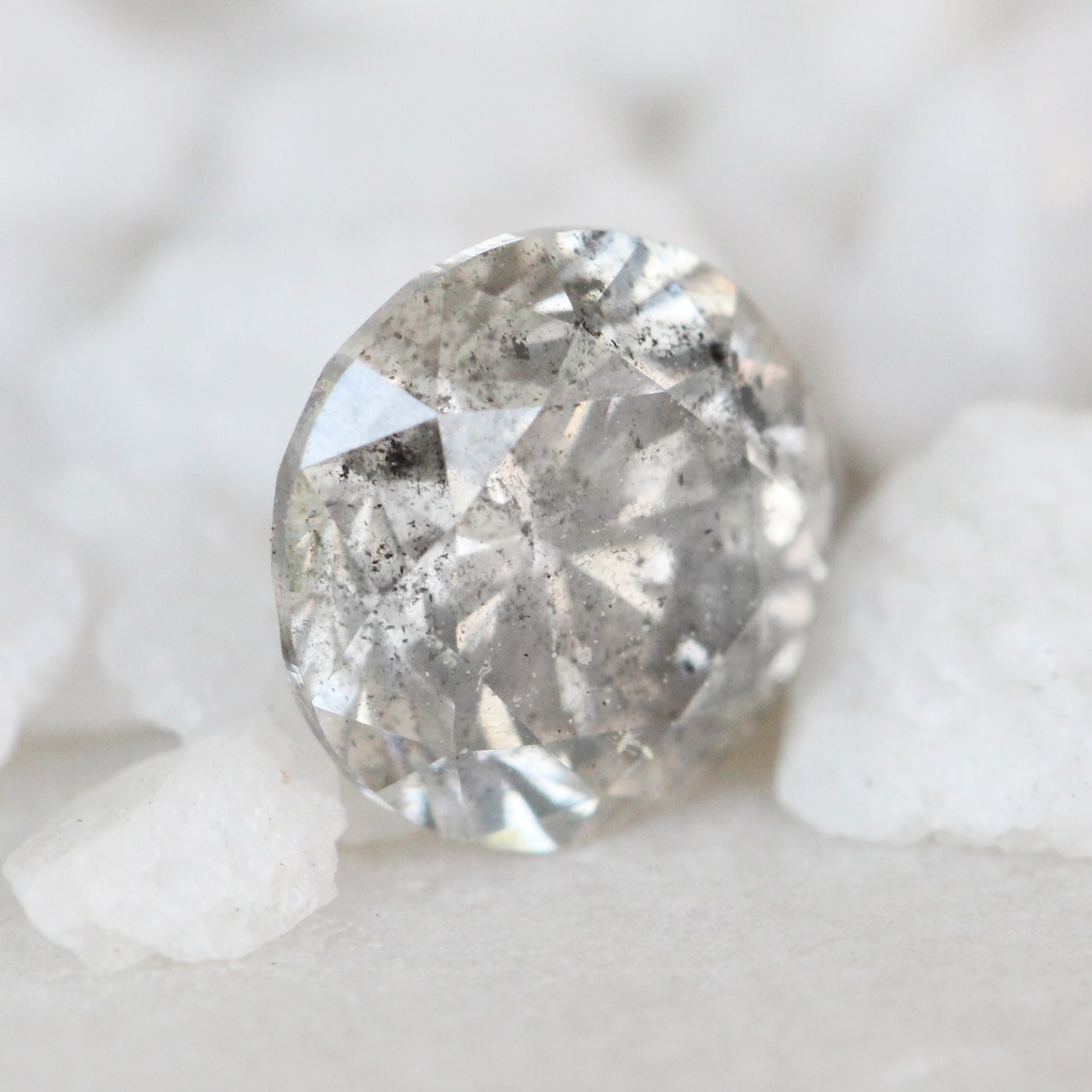 1.02 Carat Smoky Celestial Round Diamond for Custom Work - SCD102 - Midwinter Co. Alternative Bridal Rings and Modern Fine Jewelry