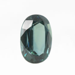 0.72 Carat Teal Oval Montana Sapphire for Custom Work - Inventory Code TOS072 - Midwinter Co. Alternative Bridal Rings and Modern Fine Jewelry