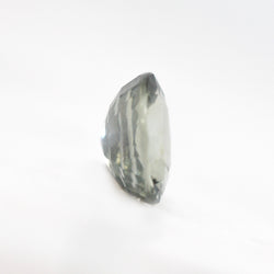 3.48 Carat Gray Green Oval Sapphire for Custom Work - Inventory Code GOS348 - Midwinter Co. Alternative Bridal Rings and Modern Fine Jewelry