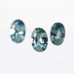 6x4mm Oval Teal Montana Sapphire for Custom Work - Inventory Code TOMS054 - Midwinter Co. Alternative Bridal Rings and Modern Fine Jewelry