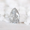 1.16 Carat Clear Gray Pear Diamond for Custom Work - Inventory Code CGPD116 - Midwinter Co. Alternative Bridal Rings and Modern Fine Jewelry