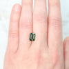 2.55 Carat Green Emerald Cut Sapphire for Custom Work - Inventory Code GES255 - Midwinter Co. Alternative Bridal Rings and Modern Fine Jewelry