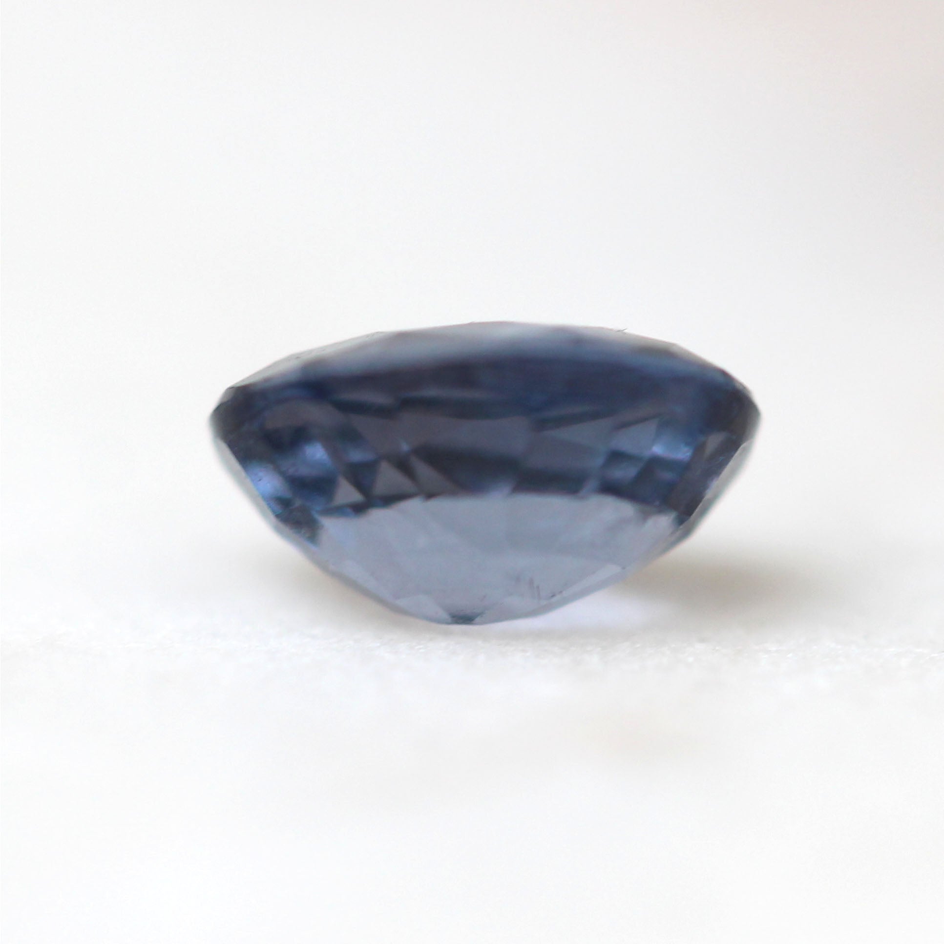 1.02 Carat Blue Oval Sapphire for Custom Work - Inventory Code BOSAP102 - Midwinter Co. Alternative Bridal Rings and Modern Fine Jewelry