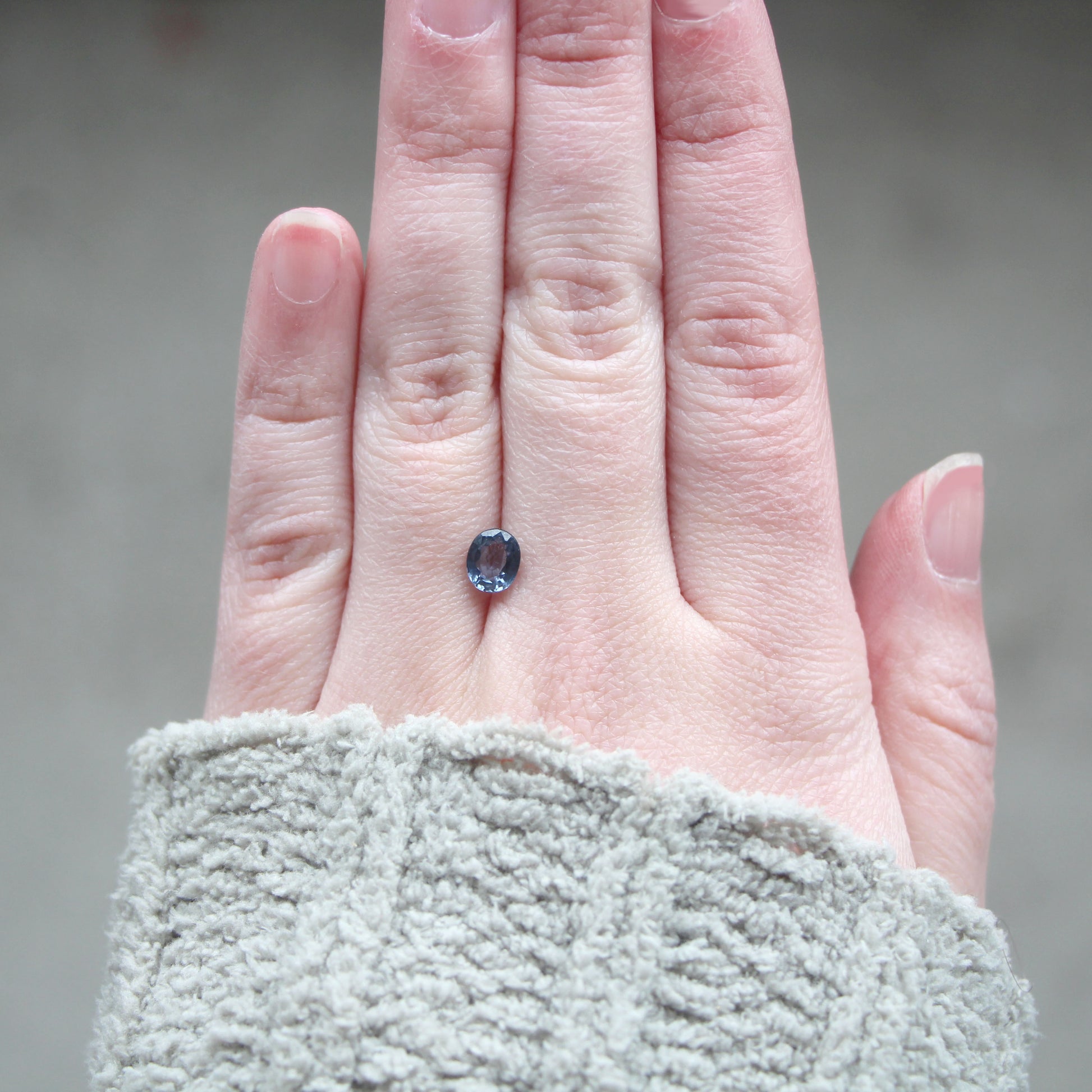 1.02 Carat Blue Oval Sapphire for Custom Work - Inventory Code BOSAP102 - Midwinter Co. Alternative Bridal Rings and Modern Fine Jewelry