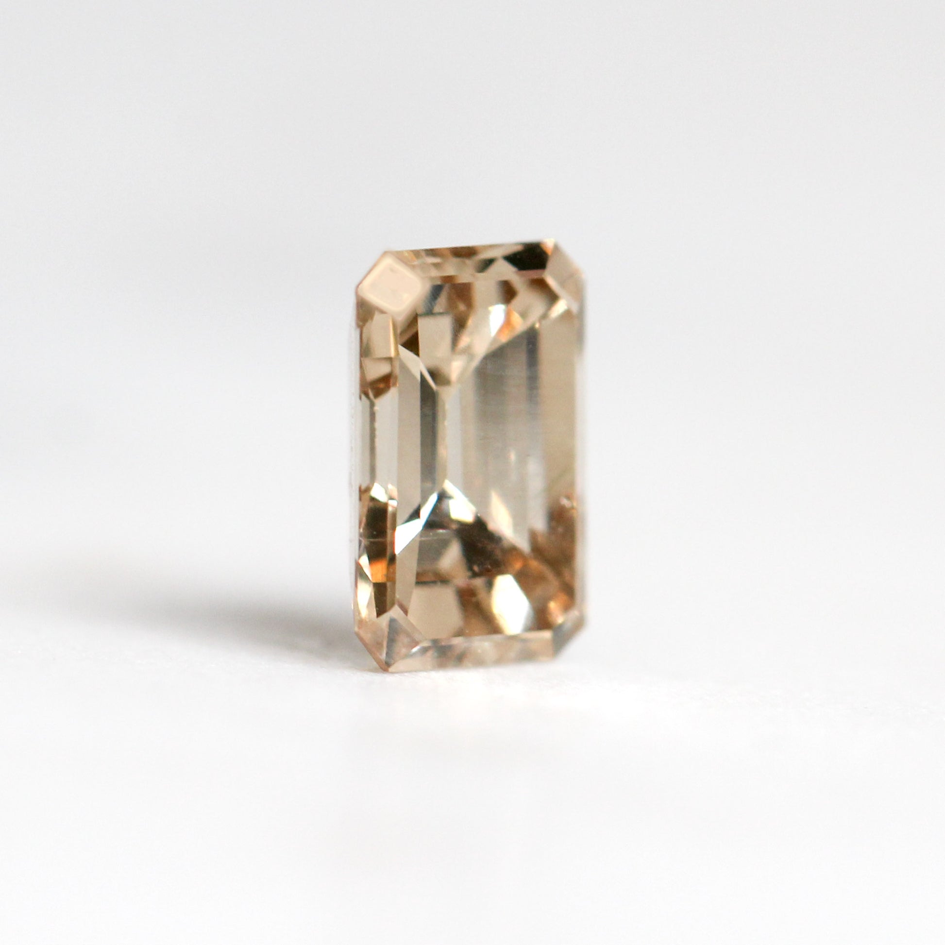 1.11 Carat IGL Certified Emerald Cut VVS2 Champagne Diamond for Custom Work - Inventory Code ECC111 - Midwinter Co. Alternative Bridal Rings and Modern Fine Jewelry