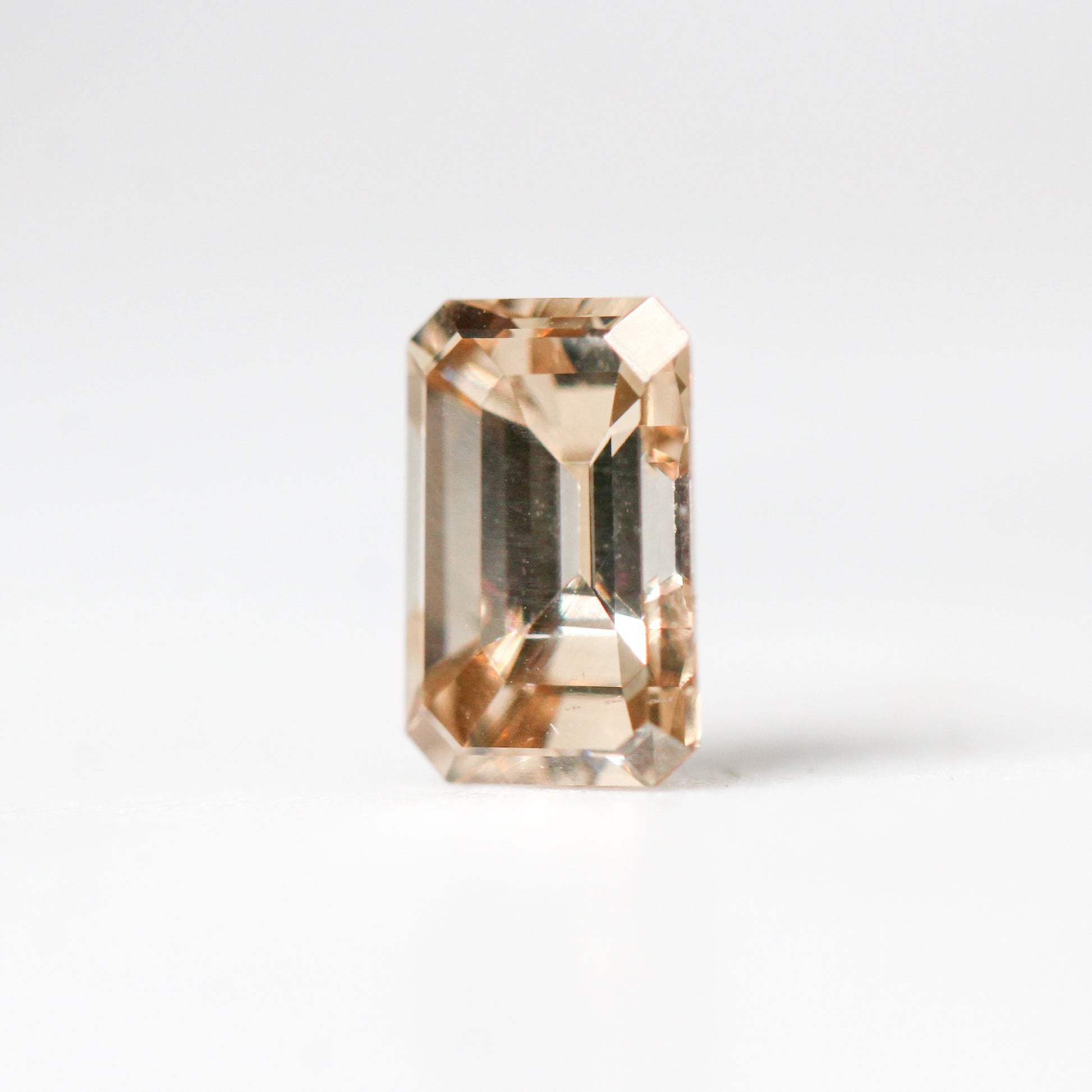 1.11 Carat IGL Certified Emerald Cut VVS2 Champagne Diamond for Custom Work - Inventory Code ECC111 - Midwinter Co. Alternative Bridal Rings and Modern Fine Jewelry