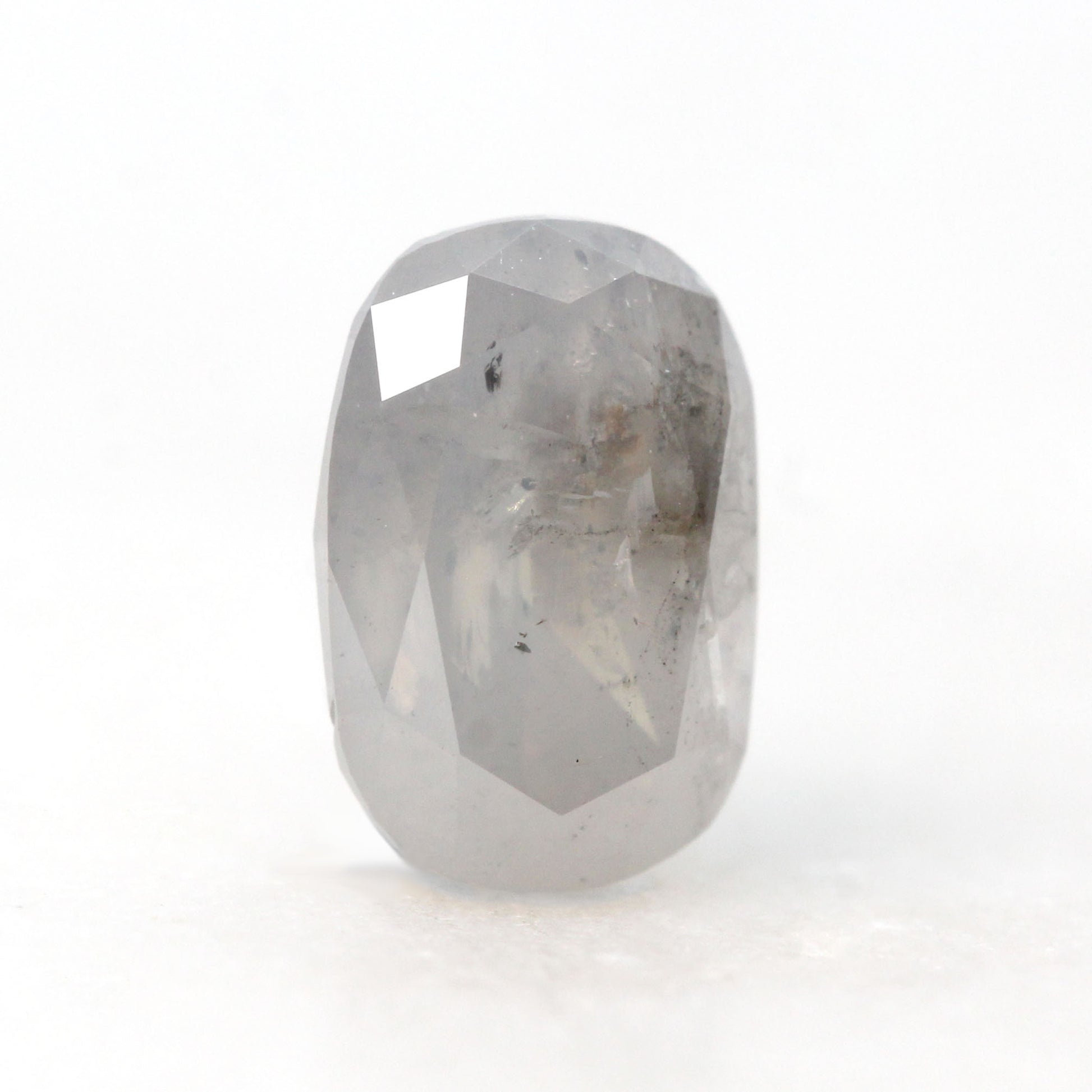 1.14 Carat Light Gray Elongated Cushion Celestial Diamond for Custom Work - Inventory Code MGC114 - Midwinter Co. Alternative Bridal Rings and Modern Fine Jewelry