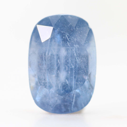 3.60 Carat Light Blue Cushion Cut Sapphire for Custom Work - Inventory Code BCSAP360 - Midwinter Co. Alternative Bridal Rings and Modern Fine Jewelry