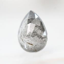 2.06 Carat Clear Gray Celestial Pear Diamond for Custom Work - Inventory Code CCP206 - Midwinter Co. Alternative Bridal Rings and Modern Fine Jewelry
