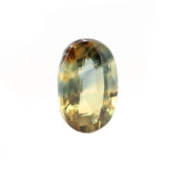 0.75 Carat Bi-Color Yellow and Blue Oval Madagascar Sapphire for Custom Work - Inventory Code YBOS075 - Midwinter Co. Alternative Bridal Rings and Modern Fine Jewelry