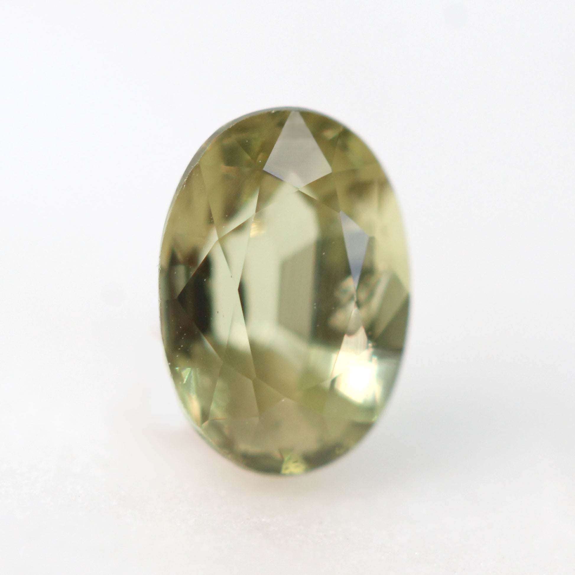Carat GIA Certified Color-Change Yellow Green Oval