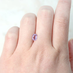 1.01 Carat Light Purple Oval Sapphire for Custom Work - Inventory Code PSO101 - Midwinter Co. Alternative Bridal Rings and Modern Fine Jewelry
