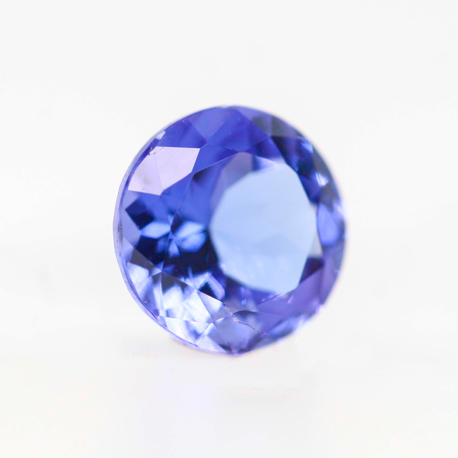 CAELEN (J) 1.08 Carat Blue Round Tanzanite for Custom Work - Inventory Code BRT108 - Midwinter Co. Alternative Bridal Rings and Modern Fine Jewelry