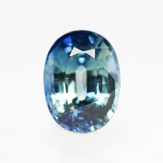 2.22 Carat Teal Oval Sapphire for Custom Work - Inventory Code TOS222 - Midwinter Co. Alternative Bridal Rings and Modern Fine Jewelry