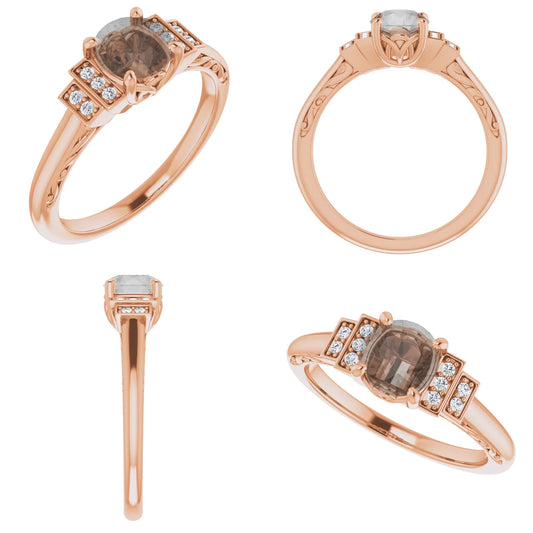 Isadora Setting - Midwinter Co. Alternative Bridal Rings and Modern Fine Jewelry