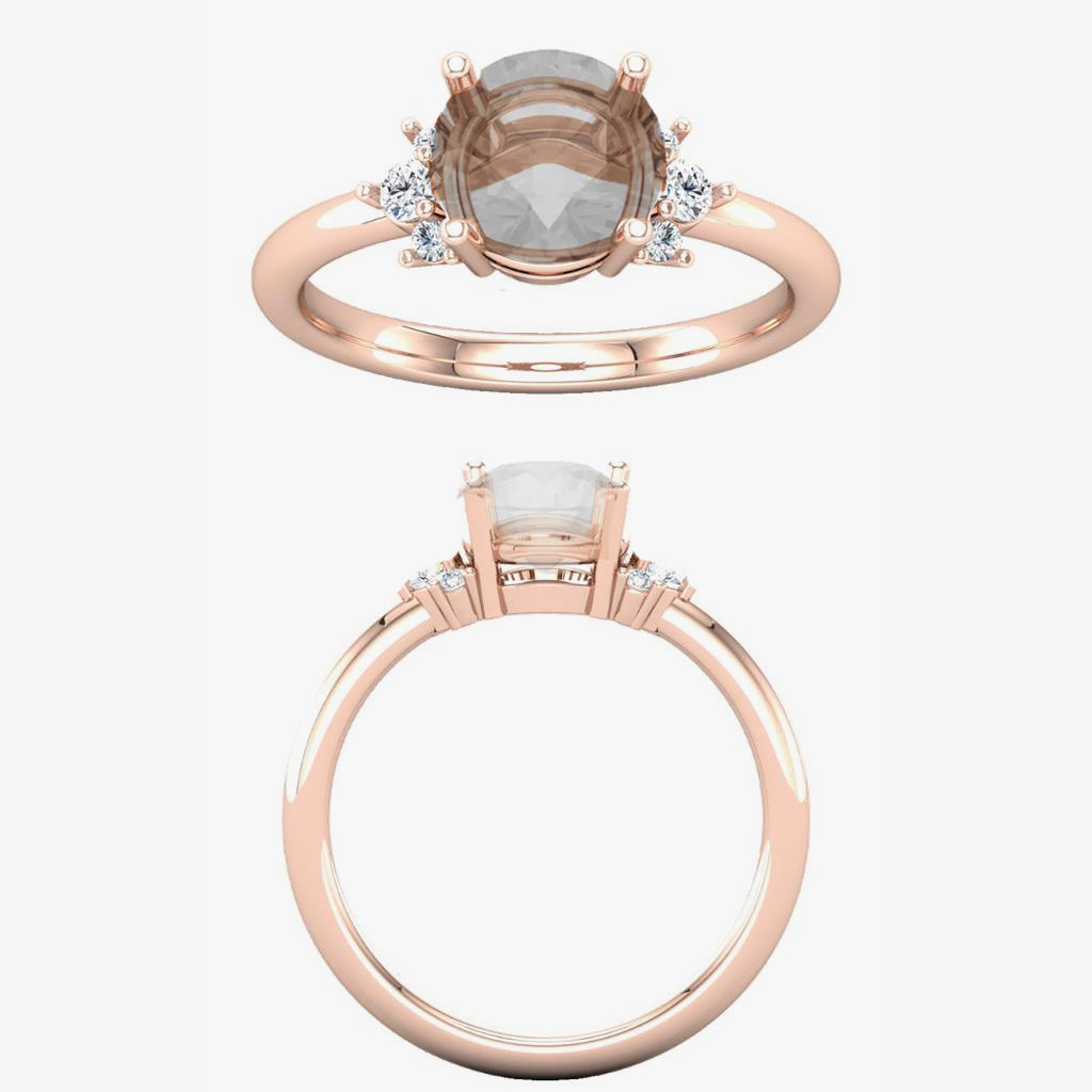 Loren setting - Midwinter Co. Alternative Bridal Rings and Modern Fine Jewelry