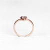 Madelyn Ring - Trio of Rose Cut Diamonds - Gold of choice - Midwinter Co. Alternative Bridal Rings and Modern Fine Jewelry