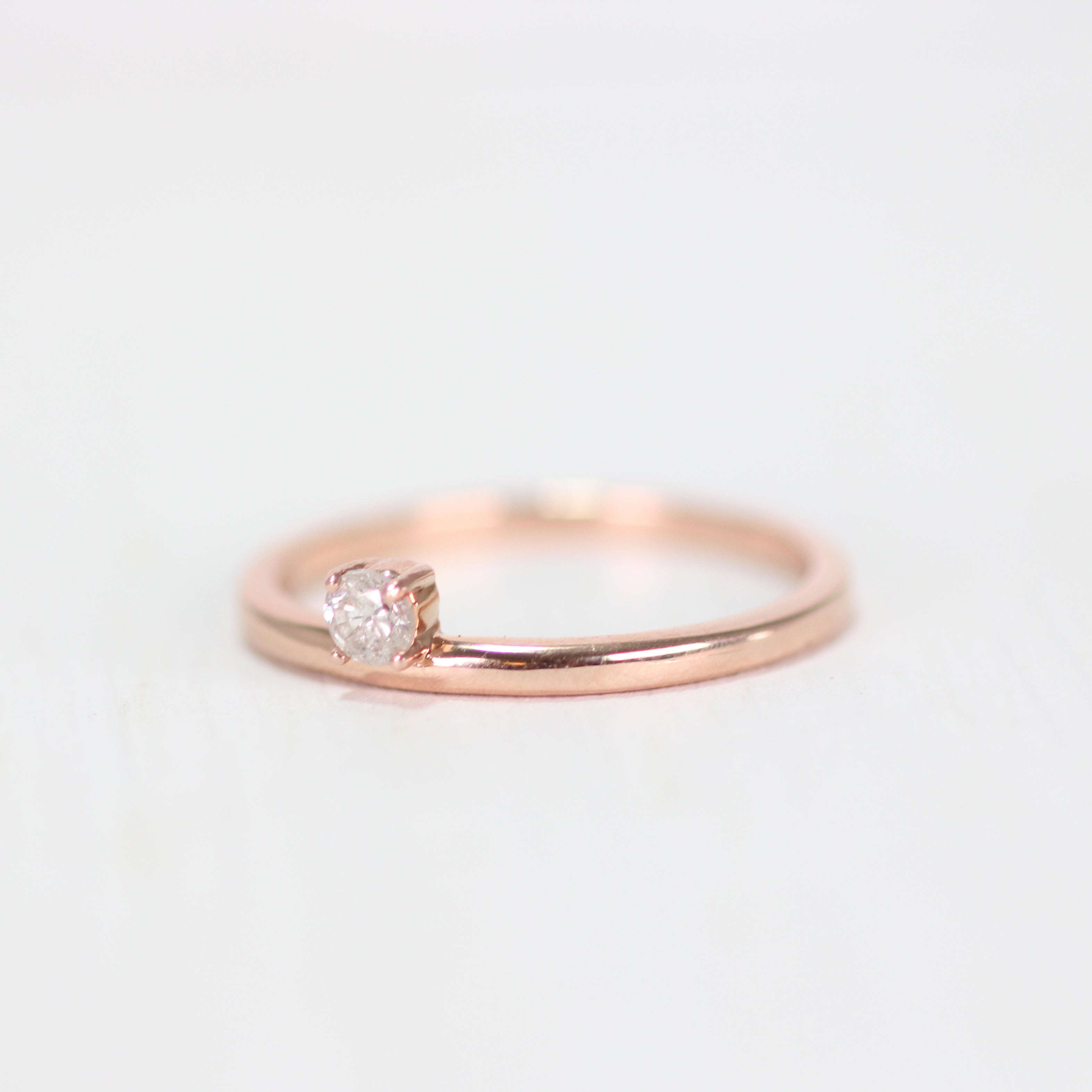Platinum Simple Diamond Ring | Barkev's