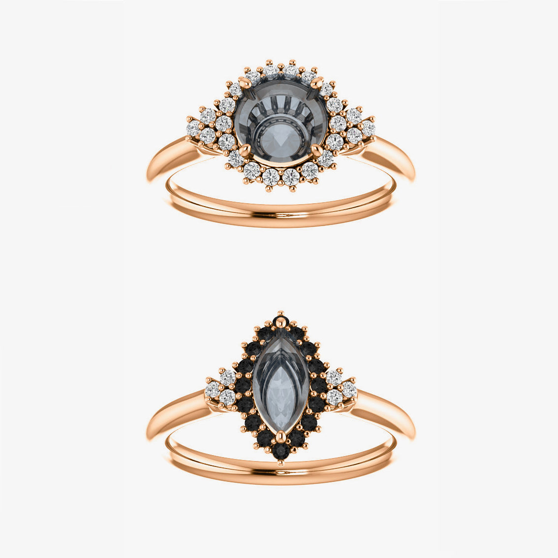 Nanette Setting - Midwinter Co. Alternative Bridal Rings and Modern Fine Jewelry