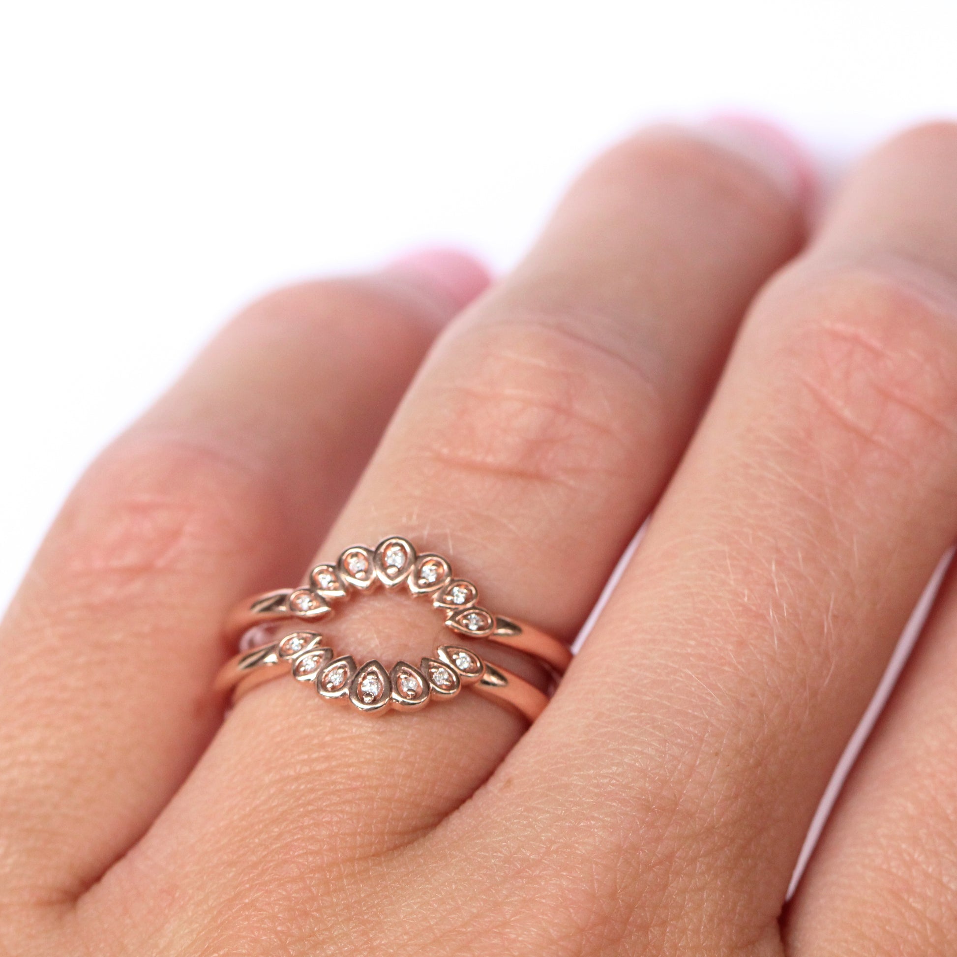 Savannah Diamond Ring Guard – Midwinter Co. Alternative Bridal Rings and  Modern Fine Jewelry