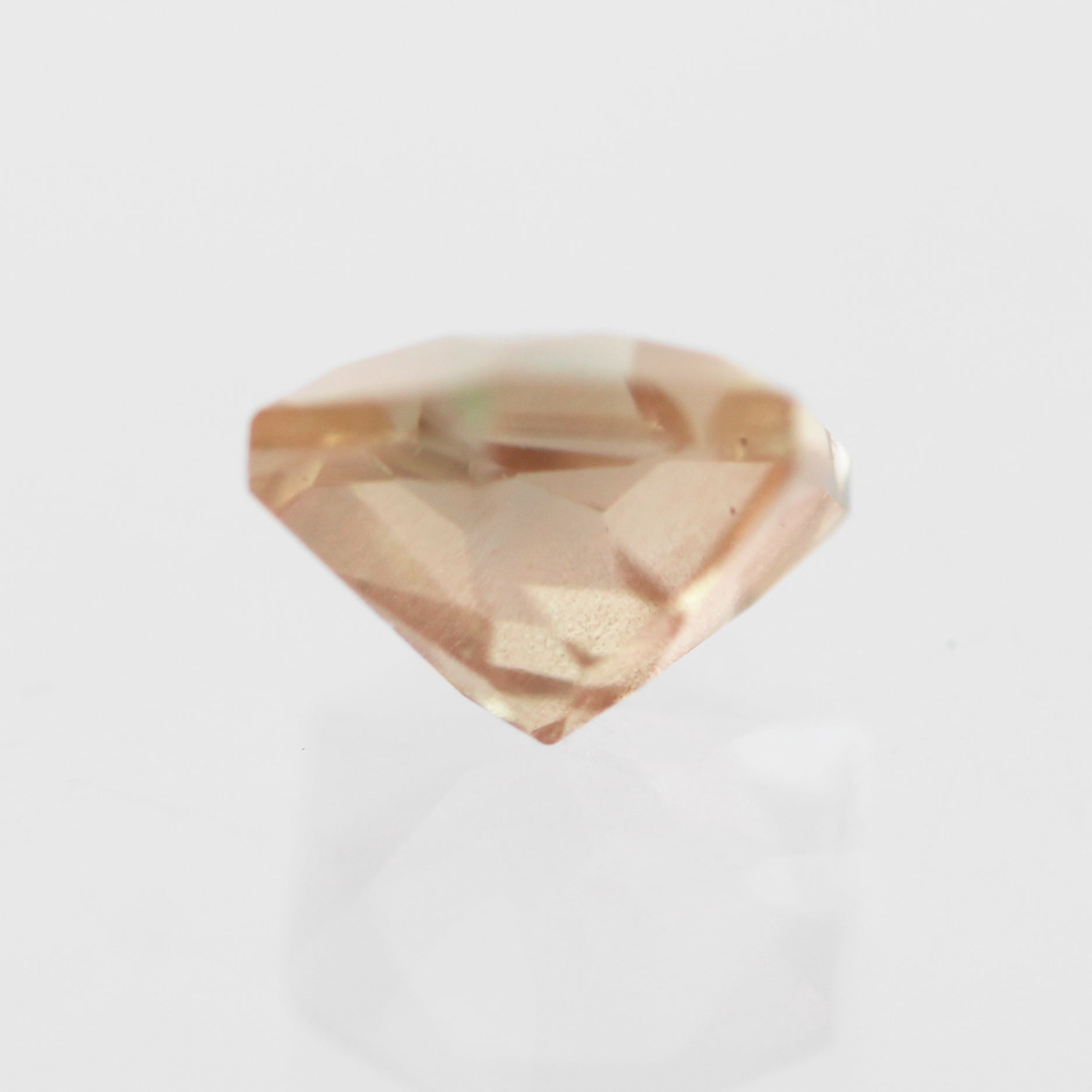 2.03 Carat Hexagon Sunstone- Inventory Code SUNHX203 - Midwinter Co. Alternative Bridal Rings and Modern Fine Jewelry