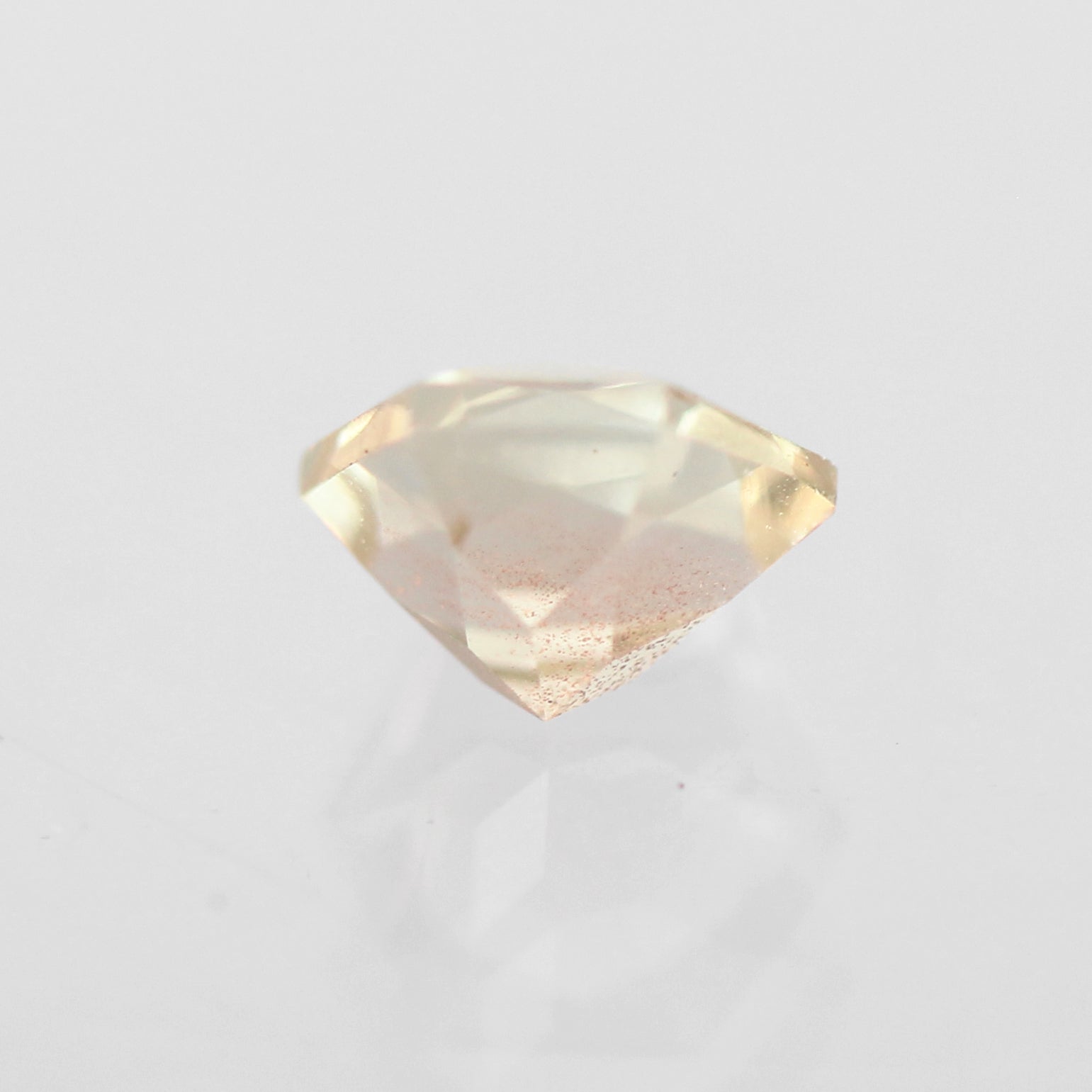 .95 Carat Hexagon Sunstone- Inventory Code SUNHX95 - Midwinter Co. Alternative Bridal Rings and Modern Fine Jewelry
