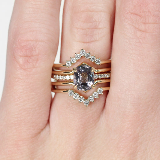 Savannah Diamond Ring Guard - Midwinter Co. Alternative Bridal Rings and Modern Fine Jewelry