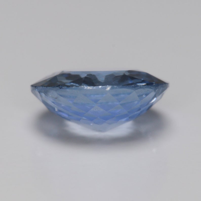 .81 carat emerald cut cornflower blue sapphire - custom work - inventory code: ECCS81 - Midwinter Co. Alternative Bridal Rings and Modern Fine Jewelry