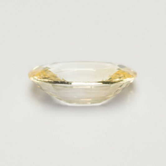 1.28 carat yellow oval sapphire - custom work - inventory code YSAPO128 - Midwinter Co. Alternative Bridal Rings and Modern Fine Jewelry