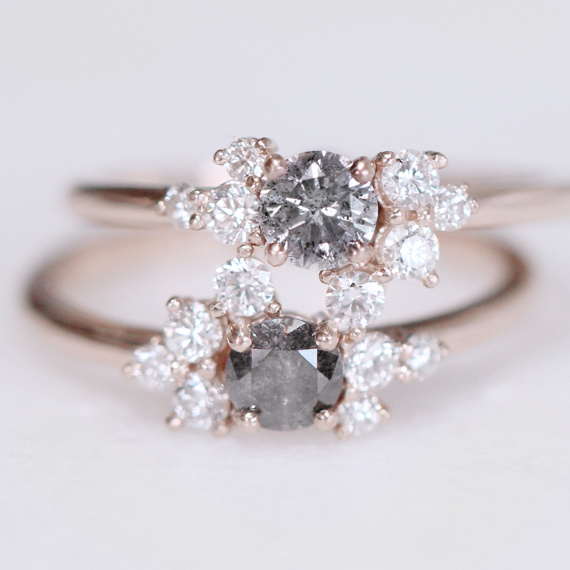 Baby Orion Stackable Ring Pick Your Diamond Tone Made to Order