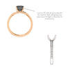 Tatum setting - Midwinter Co. Alternative Bridal Rings and Modern Fine Jewelry
