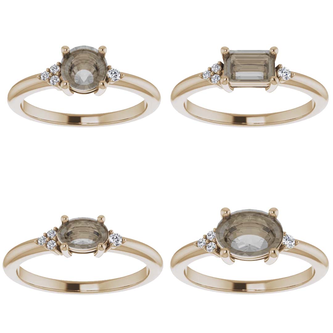 Fletcher Setting - Midwinter Co. Alternative Bridal Rings and Modern Fine Jewelry