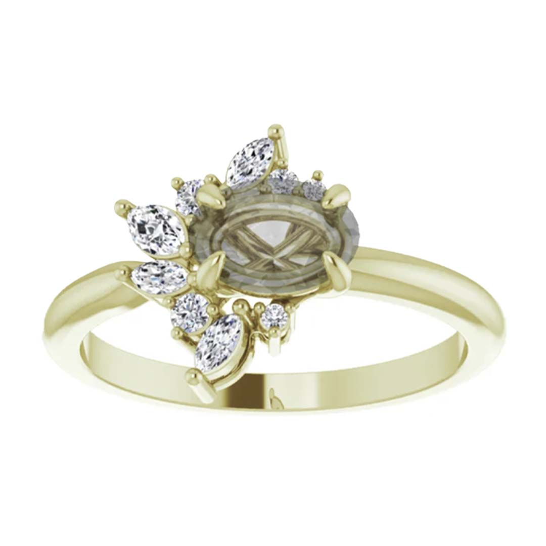 Amaya setting - Midwinter Co. Alternative Bridal Rings and Modern Fine Jewelry